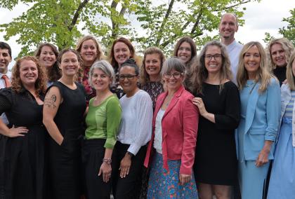 Group photo of the 16 Fulbright-Hays fellows who participated in the program in Finland during summer 2024.