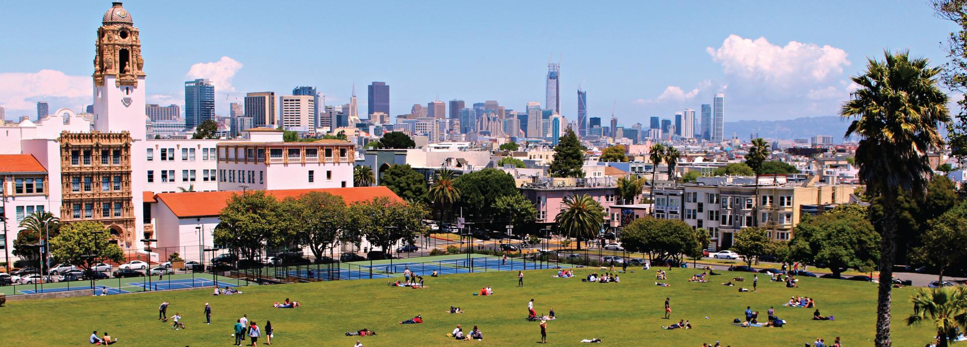 Picture taken in Mission Dolores Park, SF by Silja Pitkänen