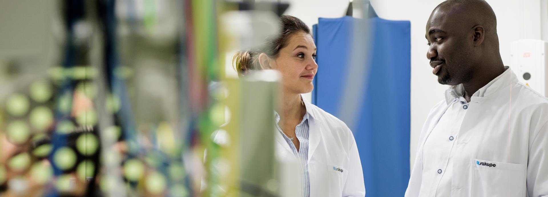 Researchers in a laboratory at the University of Eastern Finland.